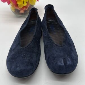 Wolky navy blue suede ballet flat eu size 38 BFL7024C